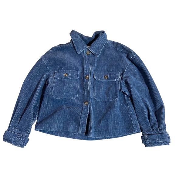 Avec Les Filles Tops - Avec Les Filles Shacket 100% Cotton Denim Chambray Sz Oversized